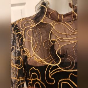 Black Richelene Dress In Size Medium